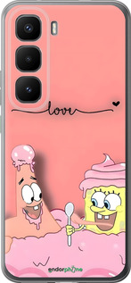 Силиконовый чехол Спанч Боб для Infinix Hot 60 Pro+ - 6282u-4125 изображение 