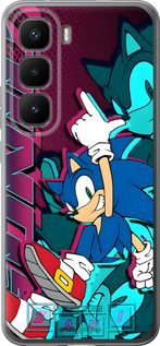 Силиконовый чехол Соник для Infinix Hot 60 Pro+ - 6284u-4125 изображение 