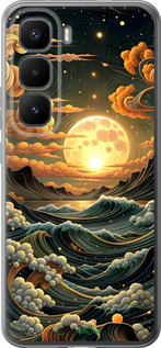 Силиконовый чехол Арт волны для Infinix Hot 60 Pro+ - 6332u-4125 изображение 