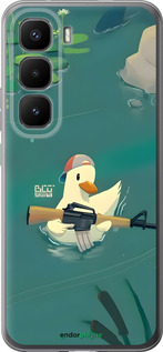 Силиконовый чехол Уточка с автоматом для Infinix Hot 60 Pro+ - 6356u-4125 изображение 