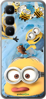 Силиконовый чехол Миньоны для Infinix Hot 60 Pro+ - 6386u-4125 изображение 