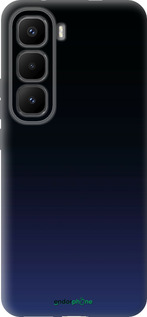 Силіконовий чехол Градієнт у темно-синьому стилі для Infinix Hot 60 Pro+ - 6542u-4125 изображение 