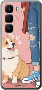 Силиконовый чехол Корги 3 для Infinix Hot 60 Pro+ - 6707u-4125 изображение 