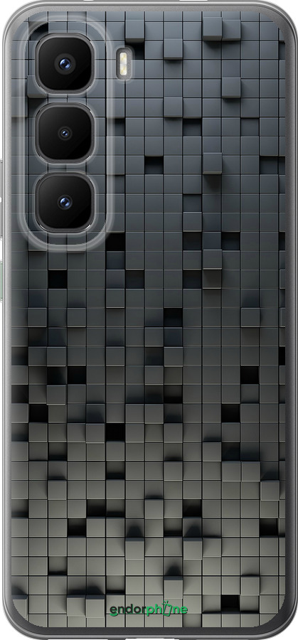 Силиконовый чехол Кубики для Infinix Hot 60 Pro+ - 1061u-4125 изображение 