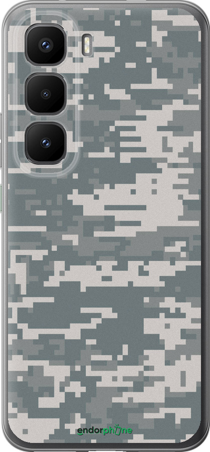 Силиконовый чехол Камуфляж для Infinix Hot 60 Pro+ - 1085u-4125 изображение 