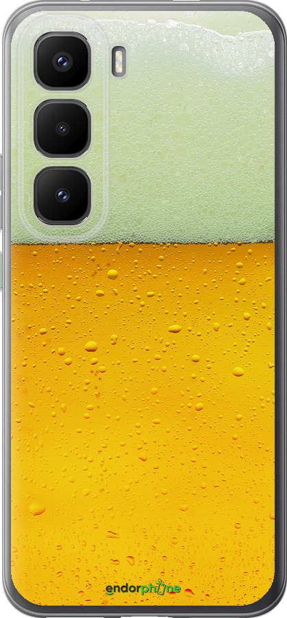 Силиконовый чехол Пиво для Infinix Hot 60 Pro+ - 1145u-4125 изображение 