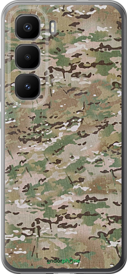 Силиконовый чехол Камуфляж v5 для Infinix Hot 60 Pro+ - 1201u-4125 изображение 