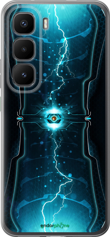 Силиконовый чехол Молнии в цилиндре для Infinix Hot 60 Pro+ - 120u-4125 изображение 