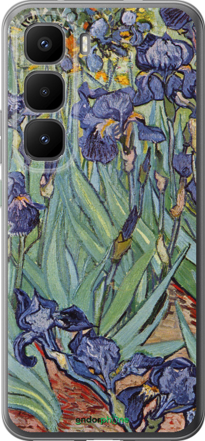 Силиконовый чехол Винсент Ван Гог. Ирисы для Infinix Hot 60 Pro+ - 161u-4125 изображение 