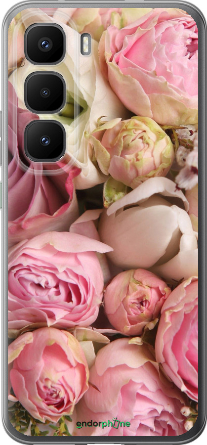 Силиконовый чехол Розы v2 для Infinix Hot 60 Pro+ - 2320u-4125 изображение 