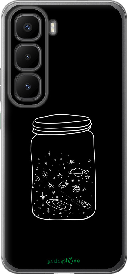 Силиконовый чехол Космос в банке для Infinix Hot 60 Pro+ - 4297u-4125 изображение 