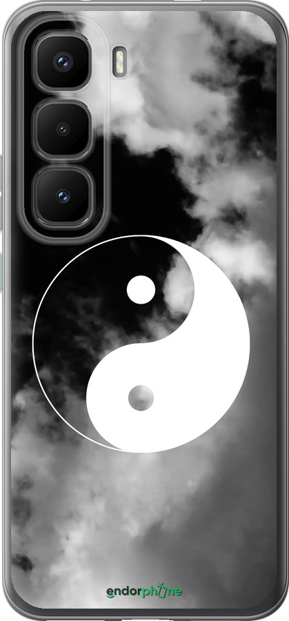 Силиконовый чехол Инь и Янь для Infinix Hot 60 Pro+ - 4389u-4125 изображение 