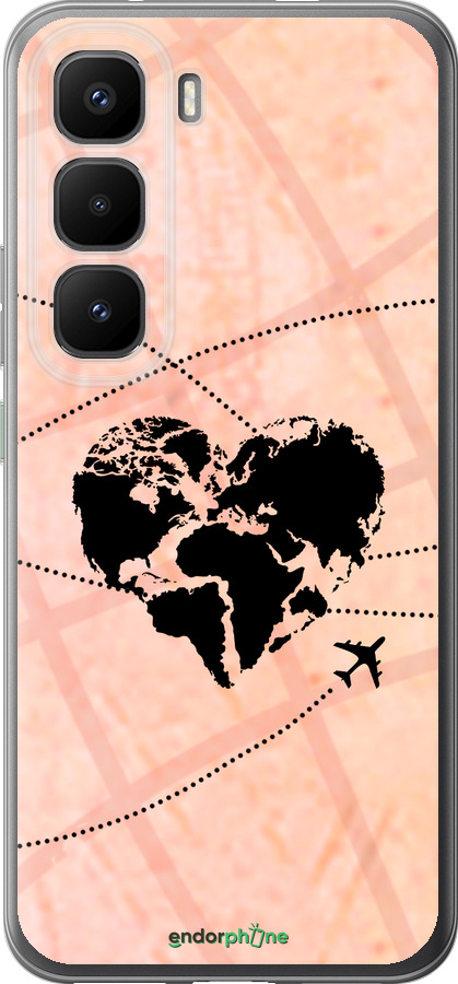 Силиконовый чехол Путешествуй для Infinix Hot 60 Pro+ - 4607u-4125 изображение 