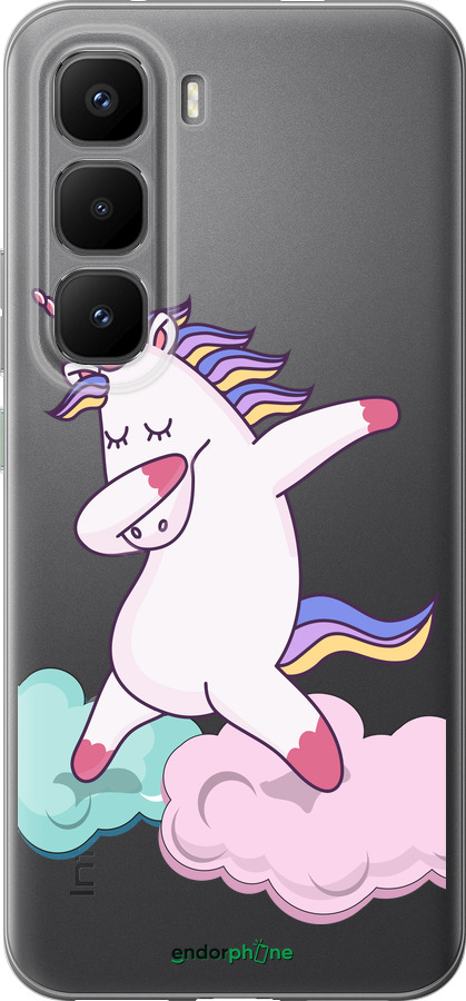 Силиконовый чехол Единорог для Infinix Hot 60 Pro+ - 4702u-4125 изображение 