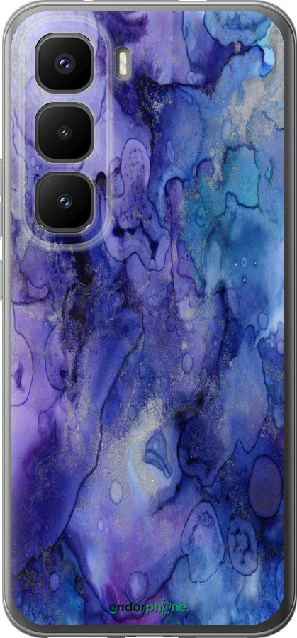 Силиконовый чехол Мрамор 7 для Infinix Hot 60 Pro+ - 4802u-4125 изображение 