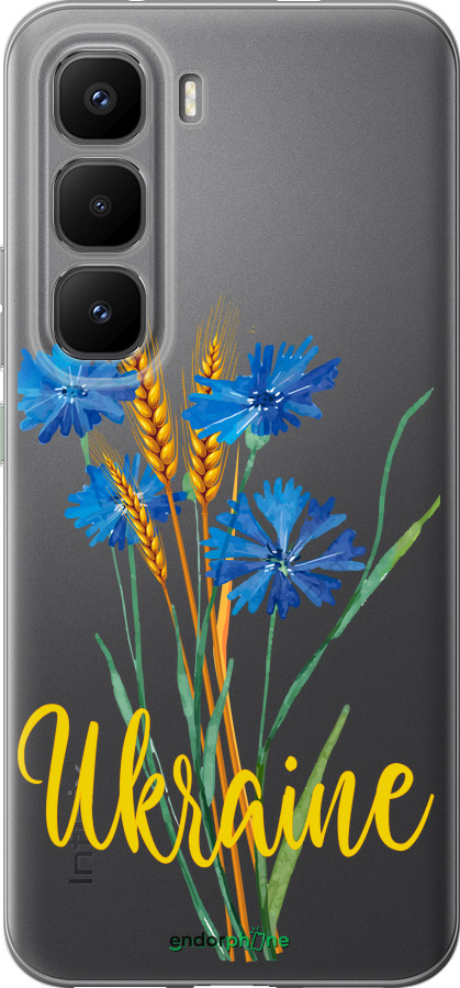 Силиконовый чехол Ukraine v2 для Infinix Hot 60 Pro+ - 5445u-4125 изображение 