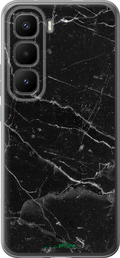 Силіконовий чехол Чорний мармур v2 для Infinix Hot 60 Pro+ - 5568u-4125 изображение 