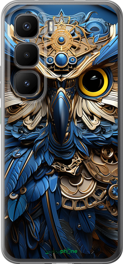 Силиконовый чехол Сова v2 для Infinix Hot 60 Pro+ - 5649u-4125 изображение 