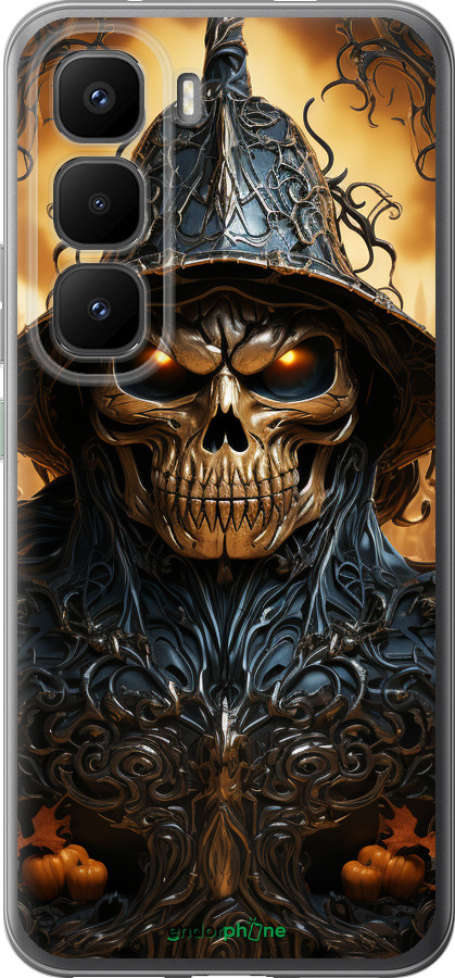 Силиконовый чехол Череп 2 для Infinix Hot 60 Pro+ - 5652u-4125 изображение 