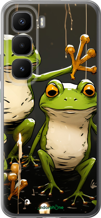 Силиконовый чехол Жабки 2 для Infinix Hot 60 Pro+ - 5657u-4125 изображение 