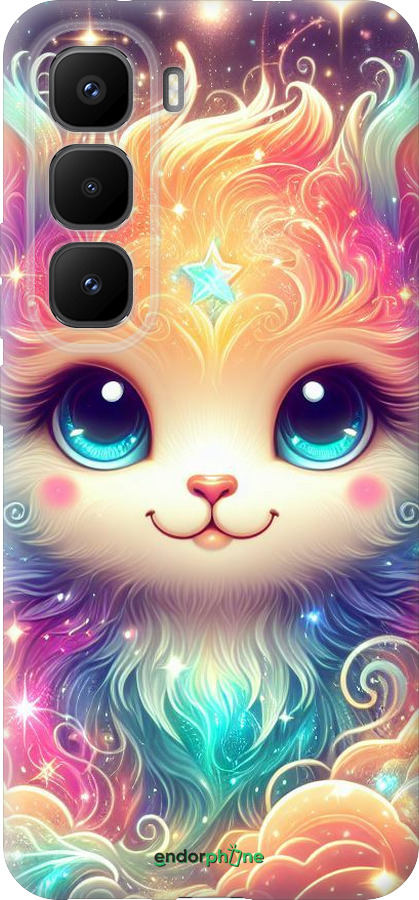 Силиконовый чехол Сказочный котенок для Infinix Hot 60 Pro+ - 5813u-4125 изображение 