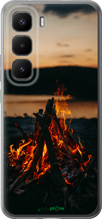 Силиконовый чехол Огонь для Infinix Hot 60 Pro+ - 6021u-4125 изображение 