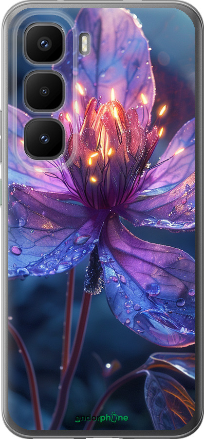 Силиконовый чехол Магический цветок для Infinix Hot 60 Pro+ - 6038u-4125 изображение 