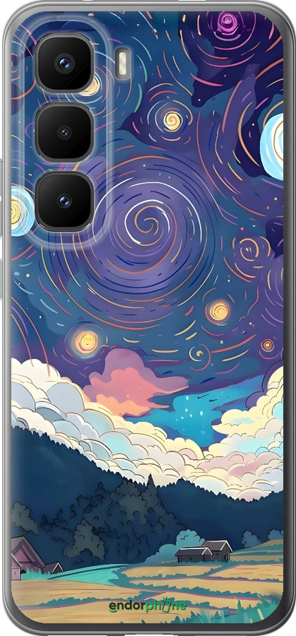 Силиконовый чехол Креативный арт для Infinix Hot 60 Pro+ - 6322u-4125 изображение 