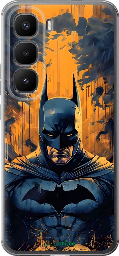 Силиконовый чехол Бэтмен для Infinix Hot 60 Pro+ - 6335u-4125 изображение 