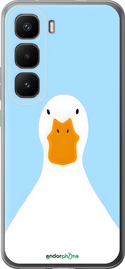 Силиконовый чехол Гусь для Infinix Hot 60 Pro+ - 6350u-4125 изображение 