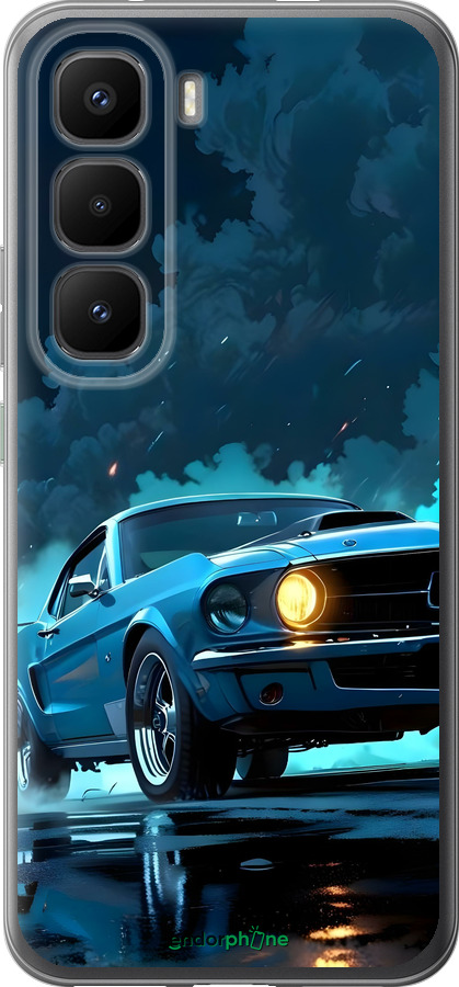 Силиконовый чехол Форд мустанг для Infinix Hot 60 Pro+ - 6374u-4125 изображение 