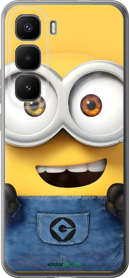 Силиконовый чехол Миньон для Infinix Hot 60 Pro+ - 6389u-4125 изображение 