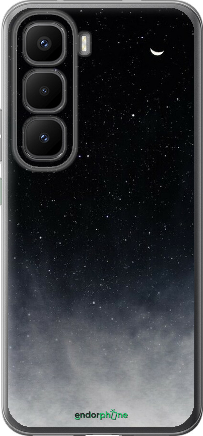 Силиконовый чехол Сині хмари, Синій місяць для Infinix Hot 60 Pro+ - 6396u-4125 изображение 