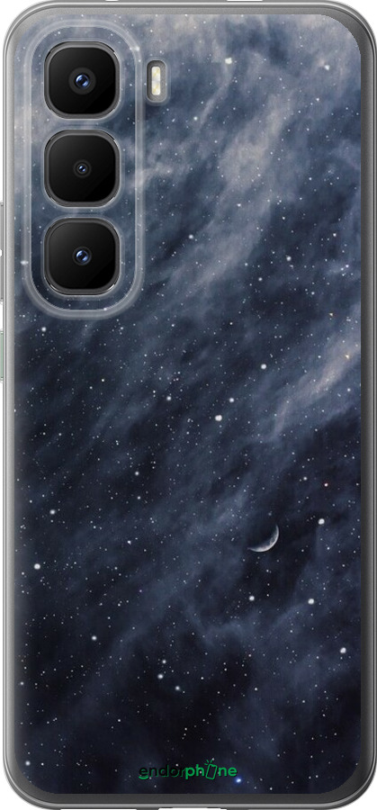 Силиконовый чехол Голубые облака, Голубая луна для Infinix Hot 60 Pro+ - 6398u-4125 изображение 