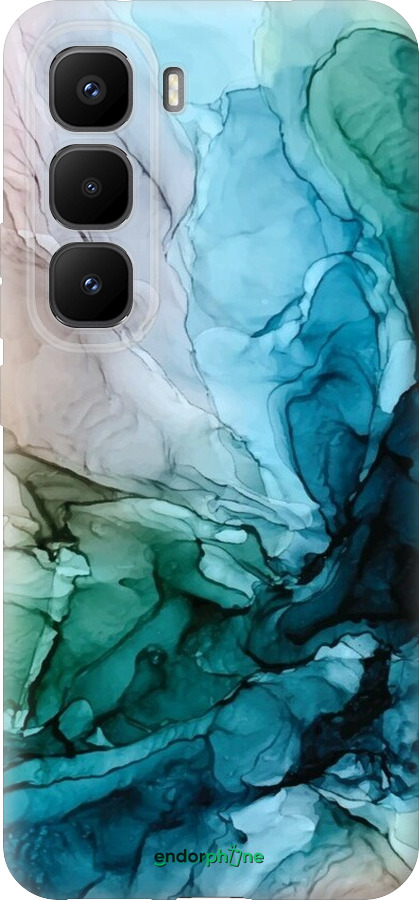 Силиконовый чехол С красочной абстрактной картиной Соленые берега для Infinix Hot 60 Pro+ - 6405u-4125 изображение 