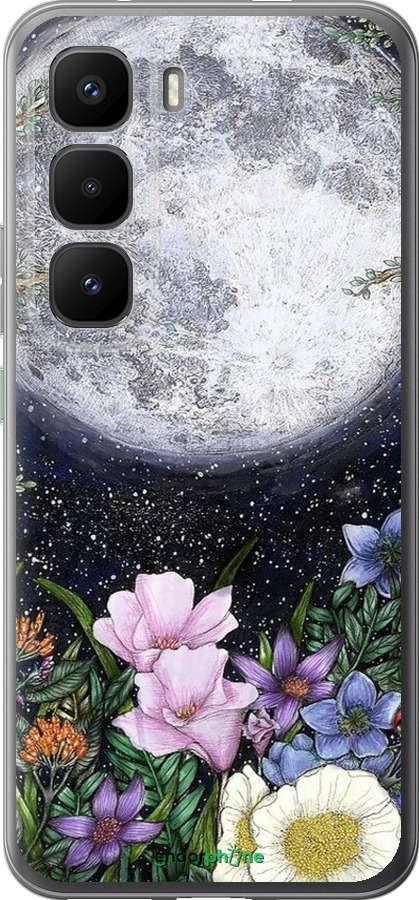 Силиконовый чехол Полночь в саду II для Infinix Hot 60 Pro+ - 6424u-4125 изображение 