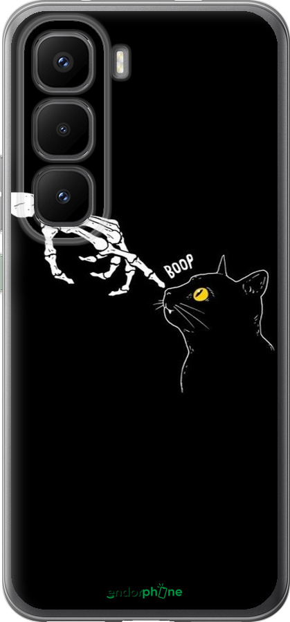 Силіконовий чехол Кішка для Infinix Hot 60 Pro+ - 6505u-4125 изображение 