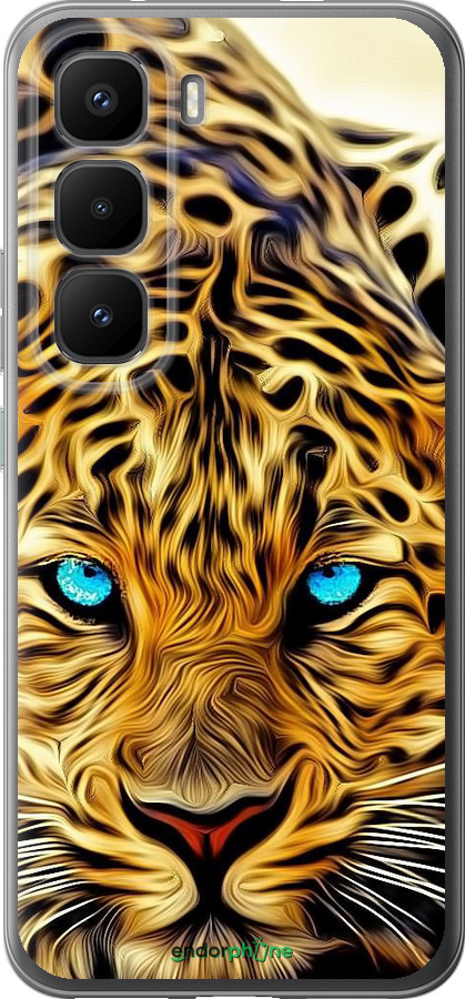 Силиконовый чехол Леопард для Infinix Hot 60 Pro+ - 6611u-4125 изображение 