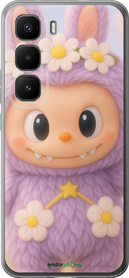 Силиконовый чехол Лабубу 1 для Infinix Hot 60 Pro+ - 6709u-4125 изображение 