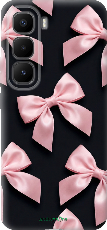 Силиконовый чехол Coquette Ribbons Dark Coquette для Infinix Hot 60 Pro+ - 6767u-4125 изображение 