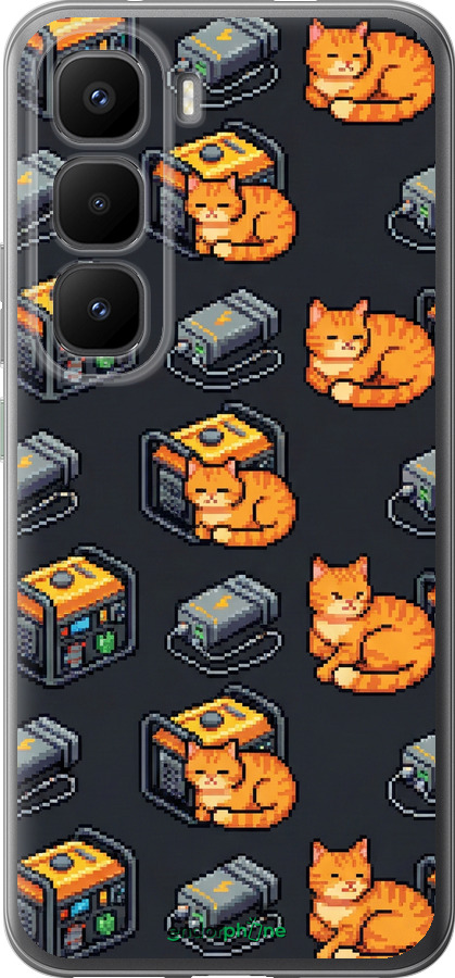 Силиконовый чехол Autonomous Zone для Infinix Hot 60 Pro+ - 6771u-4125 изображение 