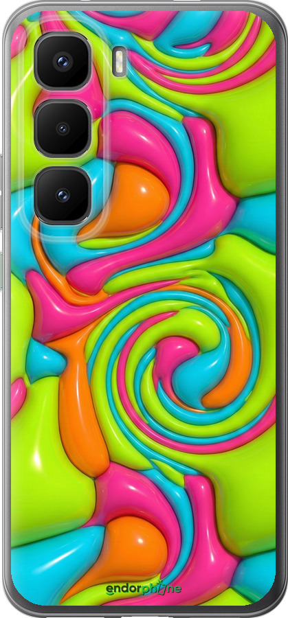 Силиконовый чехол Y2K Jelly Dream для Infinix Hot 60 Pro+ - 6780u-4125 изображение 