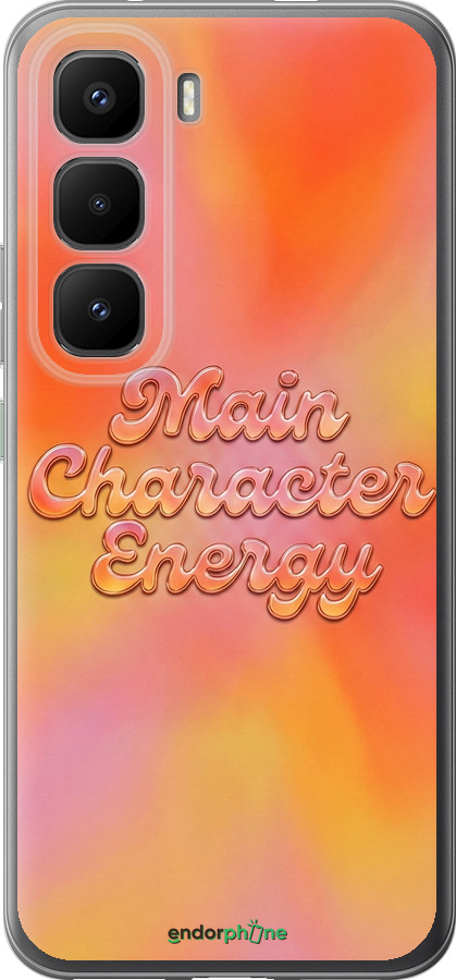 Силиконовый чехол Aura Gradient Main Character Energy Aesthetic Y2K для Infinix Hot 60 Pro+ - 6783u-4125 изображение 