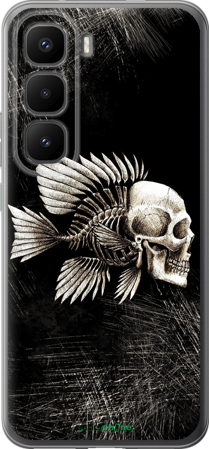 Силиконовый чехол Рыбо-человек для Infinix Hot 60 Pro+ - 683u-4125 изображение 