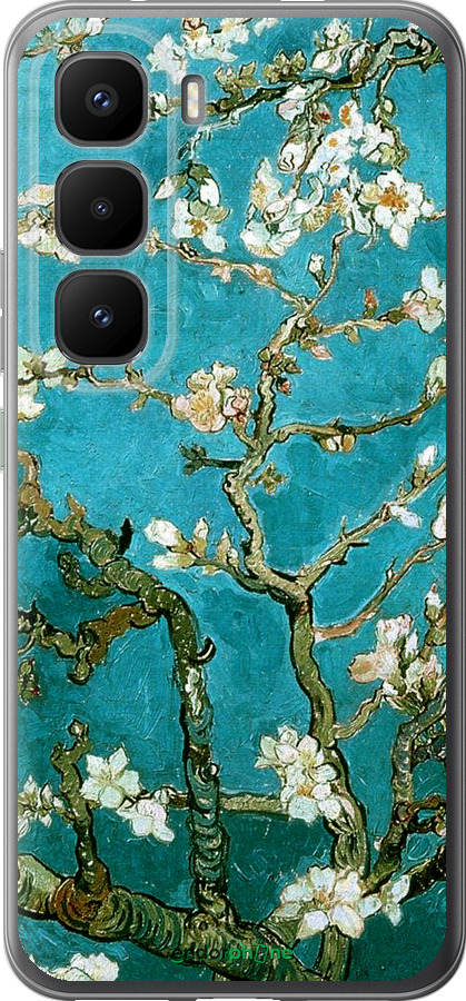 Силиконовый чехол Винсент Ван Гог. Сакура для Infinix Hot 60 Pro+ - 841u-4125 изображение 