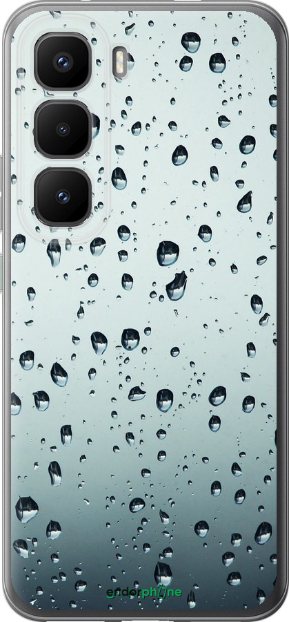 Силиконовый чехол Стекло в каплях для Infinix Hot 60 Pro+ - 848u-4125 изображение 