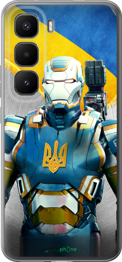 Силиконовый чехол Украинский киборг для Infinix Hot 60 Pro+ - 980u-4125 изображение 