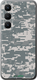 Силиконовый чехол Камуфляж для Infinix Hot 60 Pro - 1085u-4126 изображение 