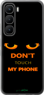 Силиконовый чехол Don't touch the phone для Infinix Hot 60 Pro - 4261u-4126 изображение 