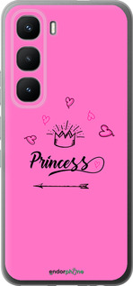 Силиконовый чехол Princess для Infinix Hot 60 Pro - 4361u-4126 изображение 